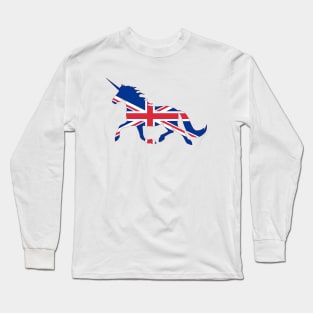 British Unicorn Long Sleeve T-Shirt